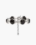 Midnight Quartz Bracelet in Silver