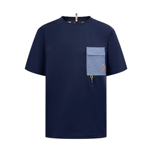 2026 New Mon Logo Pocket Short-Sleeved T-Shirt (AA572-A20)