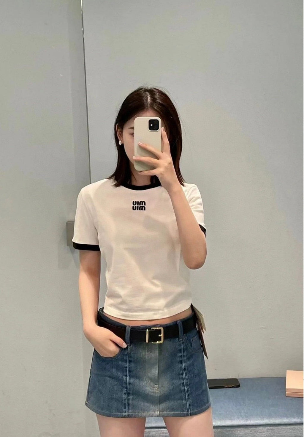 2026 Women’s Patchwork Embroidered Short-Sleeved T-Shirt (FF704)