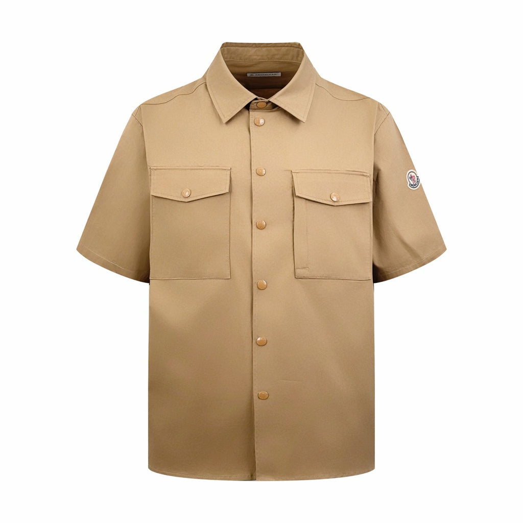 2026 New Mon Logo Pocket Short-Sleeve Shirt (AA550-A80)