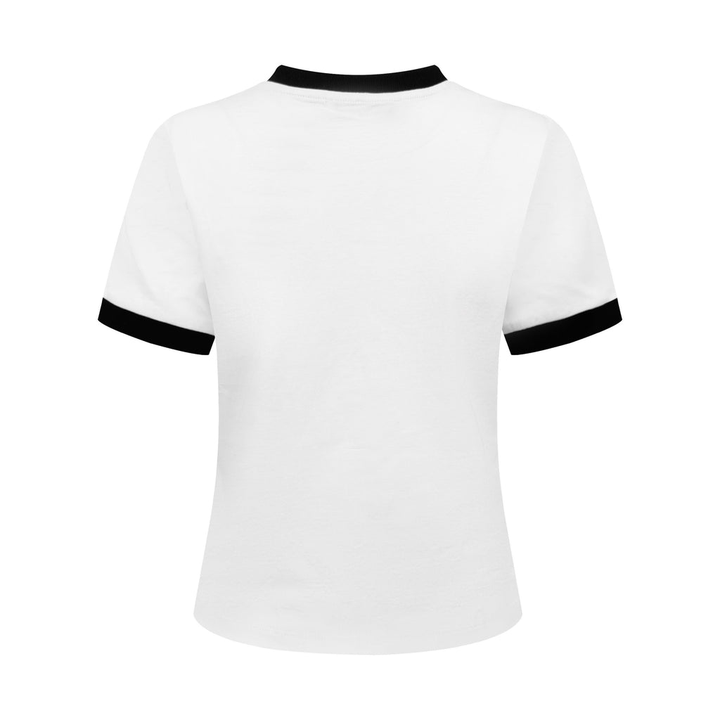 2026 Women’s Patchwork Embroidered Short-Sleeved T-Shirt (FF704)