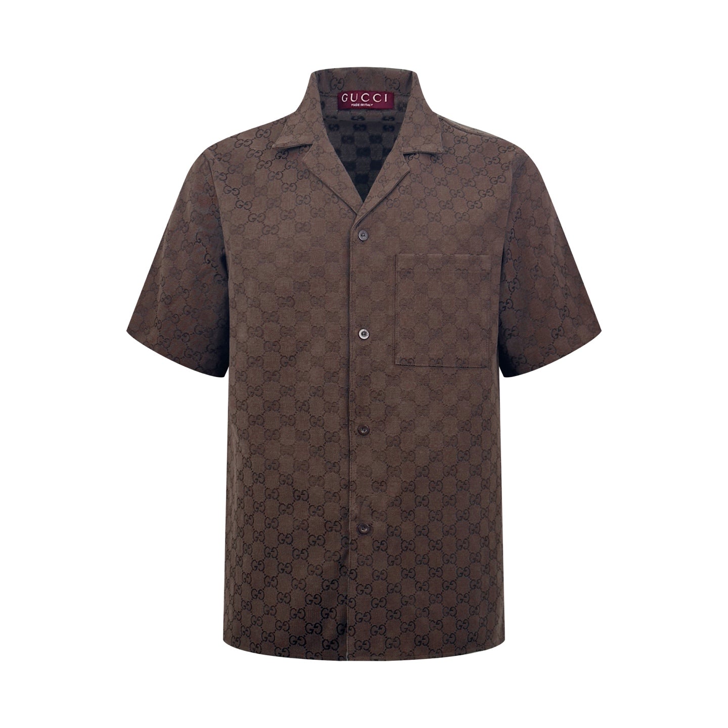 2026 New Arrival GU All-over Jacquard Print Short-sleeved Shirt (AA579-A90)