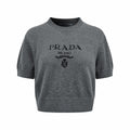 2026 Women’s Triangle Brand Embroidered Cropped Jumper (FF734)