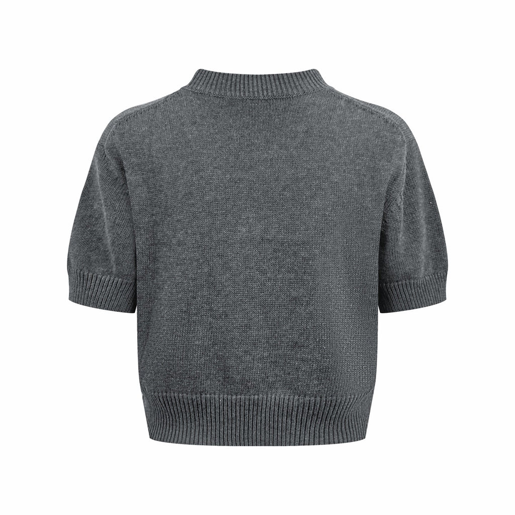 2026 Women’s Triangle Brand Embroidered Cropped Jumper (FF734)